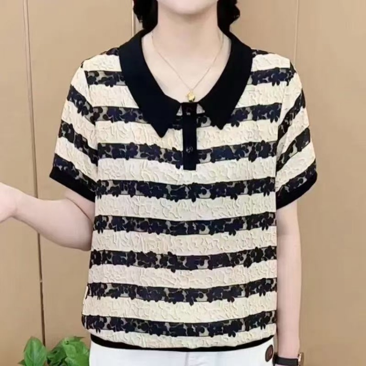 洋氣條紋上衣